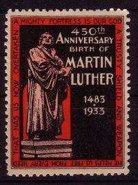 Vignetten, Werbemarken, Reklamemarken, Luther, Worms, Lutherdenkmal, Lutherbriefmarken