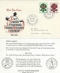 16.09.1968 Norwegen Oslo FDC