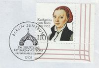 Katharina von Bora, Michel-Katalog-Nr. 2029, Luther Briefmarken