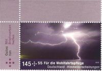 Himmelserscheinungen, Blitz, Wohlfahrtsmarken, Martin Luther, Luther Briefmarken