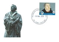 Privatpost Nordkurier, Individual Briefmarke, Luther Briefmarken, Martin Luther