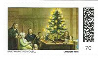 2022 Luther Weihnachtsmarke Individual 70 Cent , Luther Briefmarken