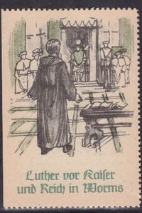 Sammelbild Luther, Sammelbilder, Flei&szlig;m&auml;rkchen, Luther Briefmarken