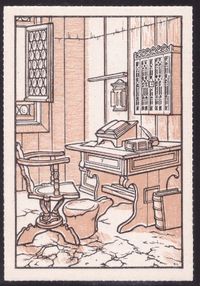 Sammelbild Luther, Sammelbilder, Flei&szlig;m&auml;rkchen, Luther Briefmarken