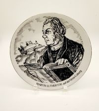 Wandteller Martin Luther 1530 auf der Veste Coburg