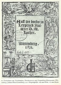 Kunstdrucke - Titeleinfassungen der Reformationszeit - Schmiedicke Verlag 1982