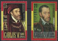 2000 Spanien Spain 3697/98, Der Geburt Von Carlos V MNH